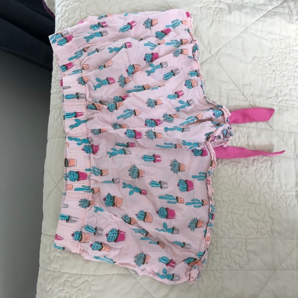 Pink pyjama shorts - Picture 2 of 3
